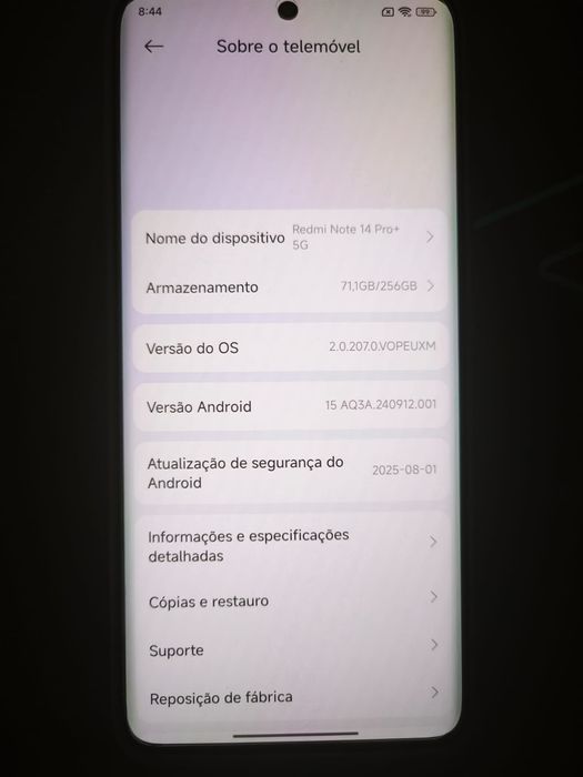 Vendo Xiaomi Redmi Note 14 Pro+ 5G