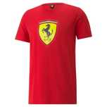 Футболка чоловіча Puma Ferrari Race Color Shield Tee оригінал