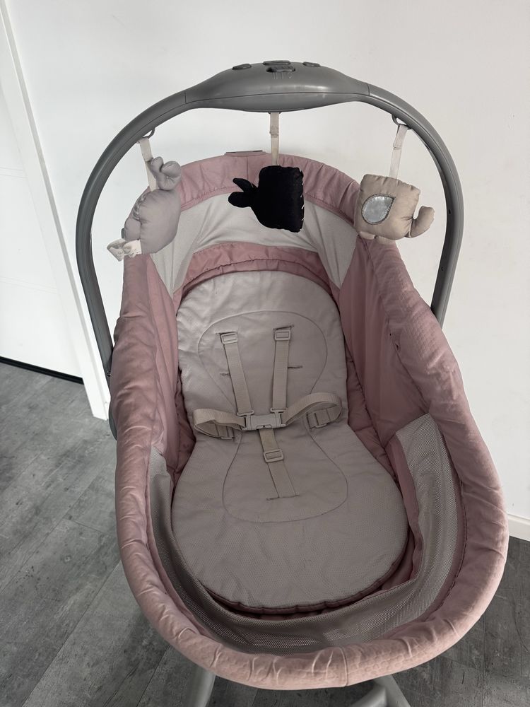 Łóżeczko Chicco, Baby Hug 4in1, kołyska, leżaczek, krzesełko