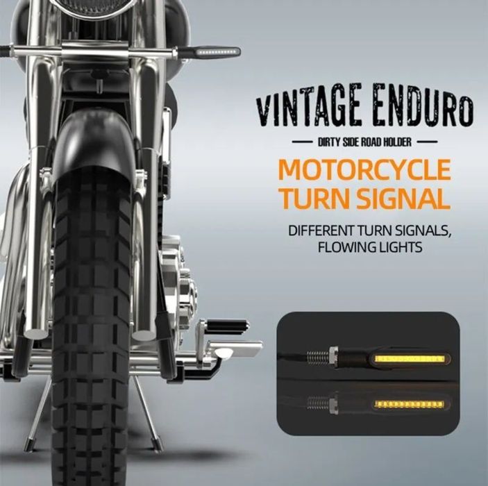 Sinalisadores LED (piscas) universais! 4 por 12,99€.