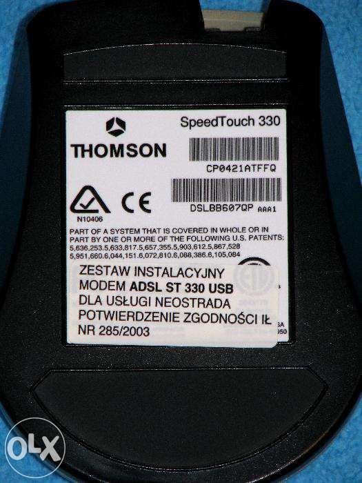 Modem ADSL Thomson SpeedTouch 330 USB neostrada tp orange netia