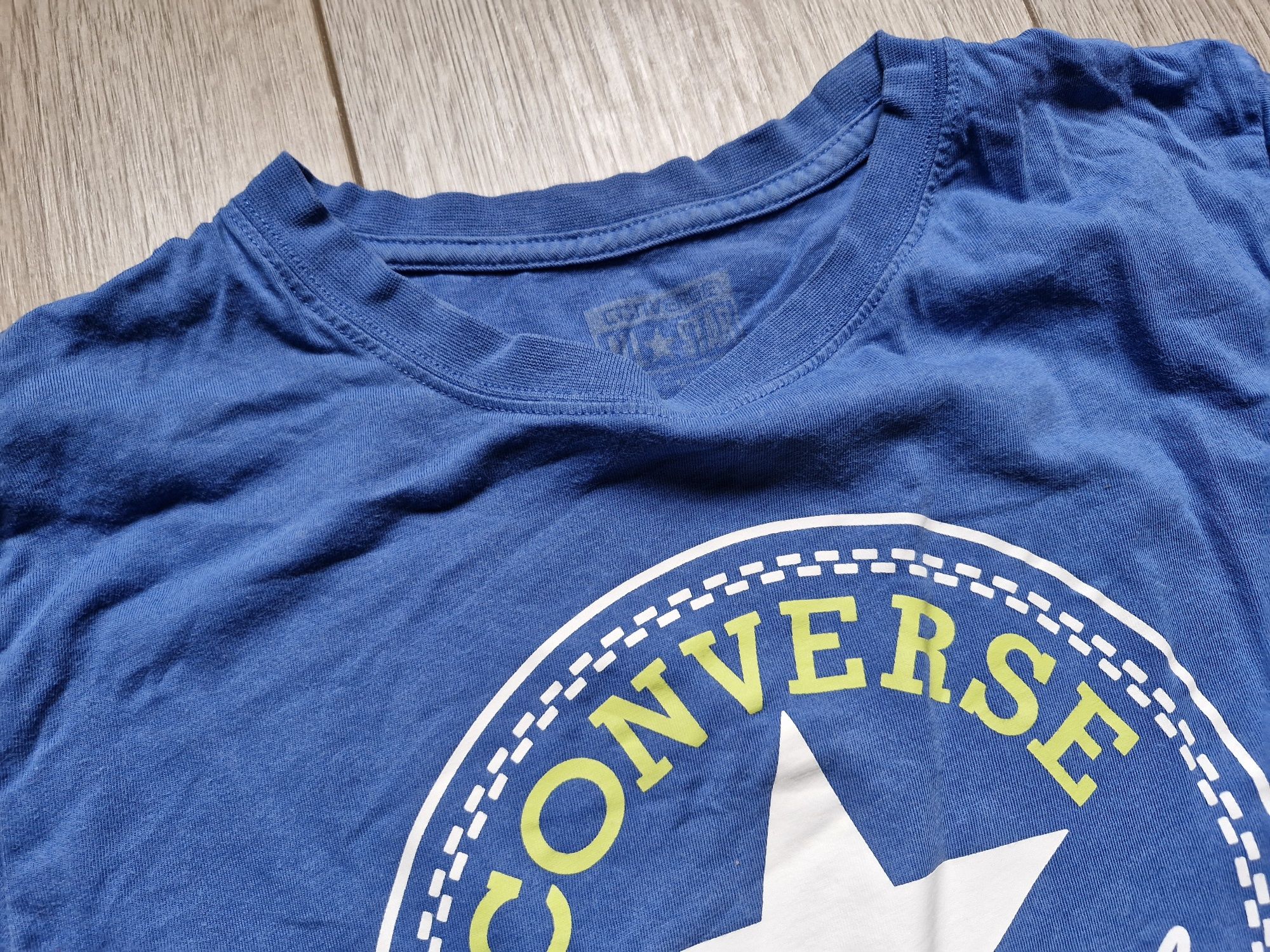 Koszulka * Converse * Niebieska * S