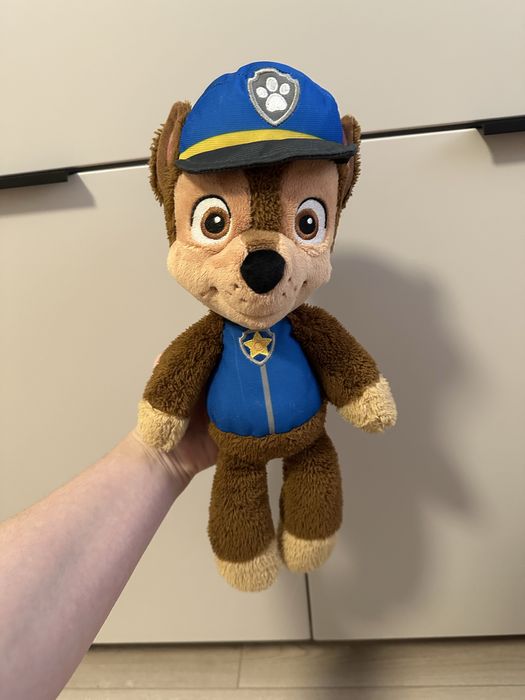 М'яка іграшка Paw Patrol Цуценя Гонщик Чейз 33 см