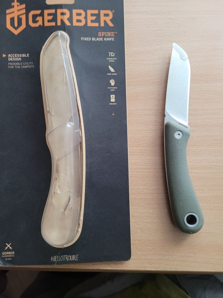 Нож ,Spin fixed Green Gerber