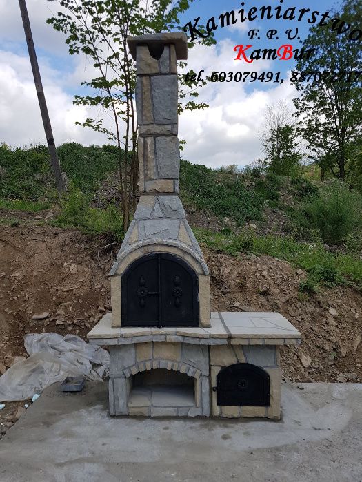 Grillo-wędzarnia z piaskowca (A14)
