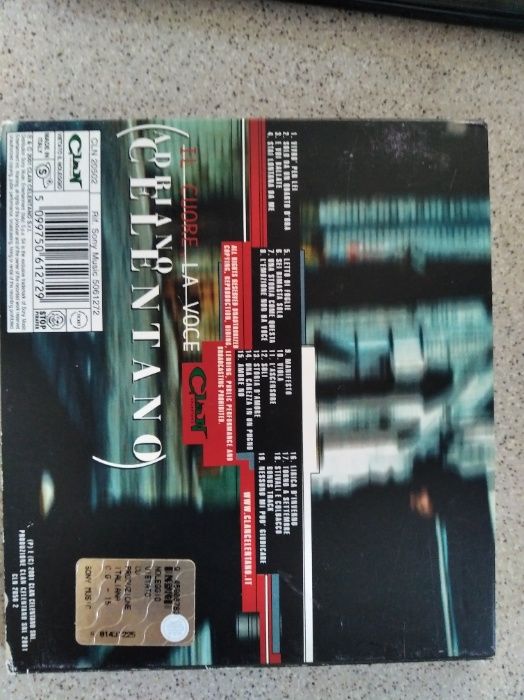 CD Adriano Celentano Il Cuore, La voce Clan Celentano 2001