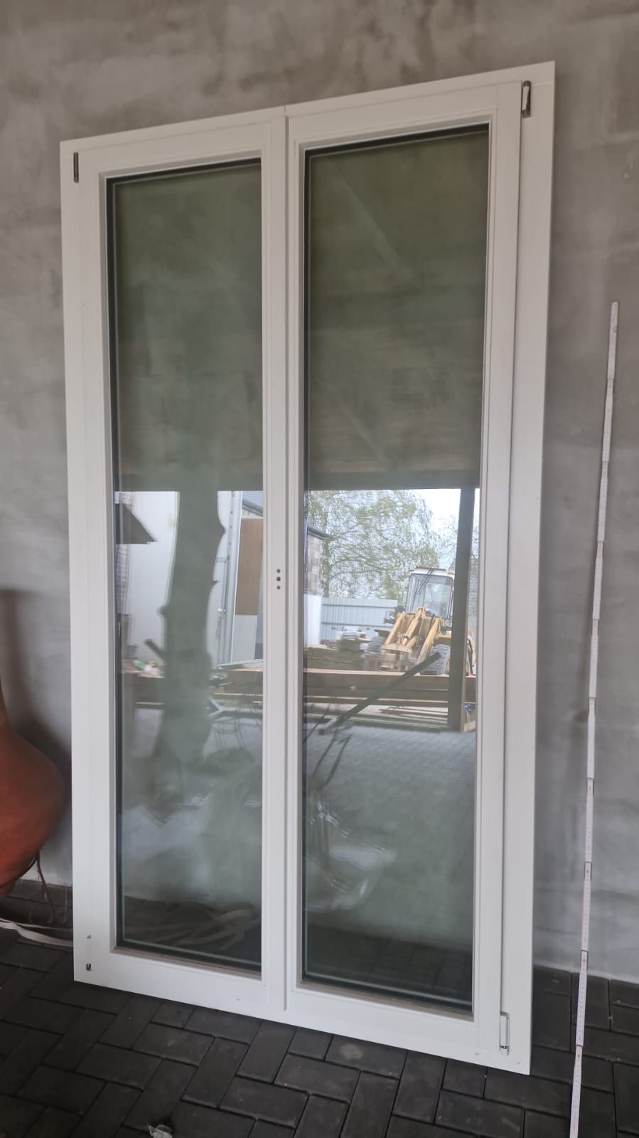 Nowe okno balkonowe  237/130 ruchomy słupek