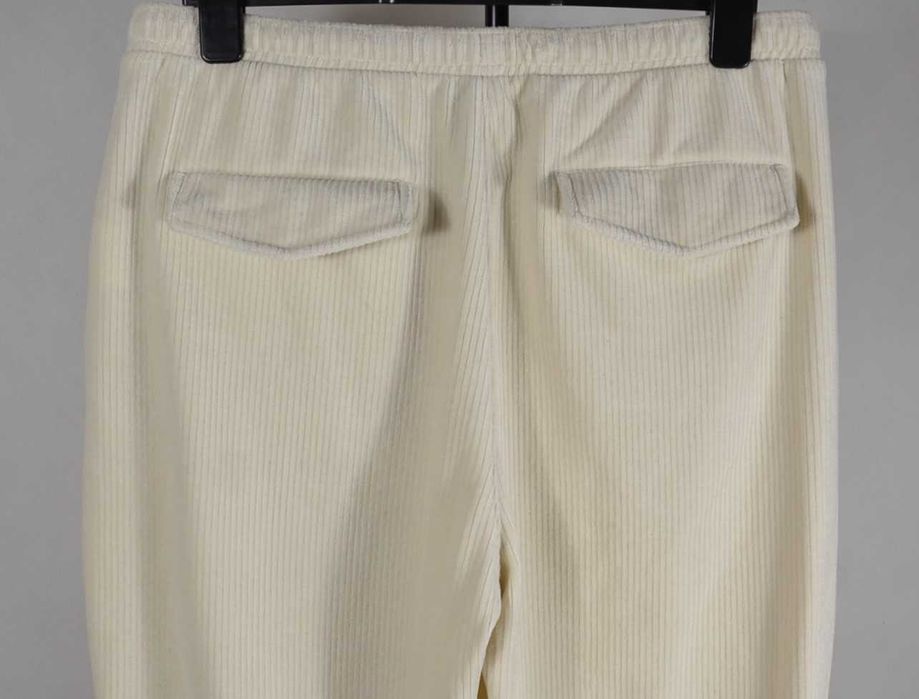 Zara Nowe Spodnie Damskie Sztruksowe L Proste Oryginalne Bawełna