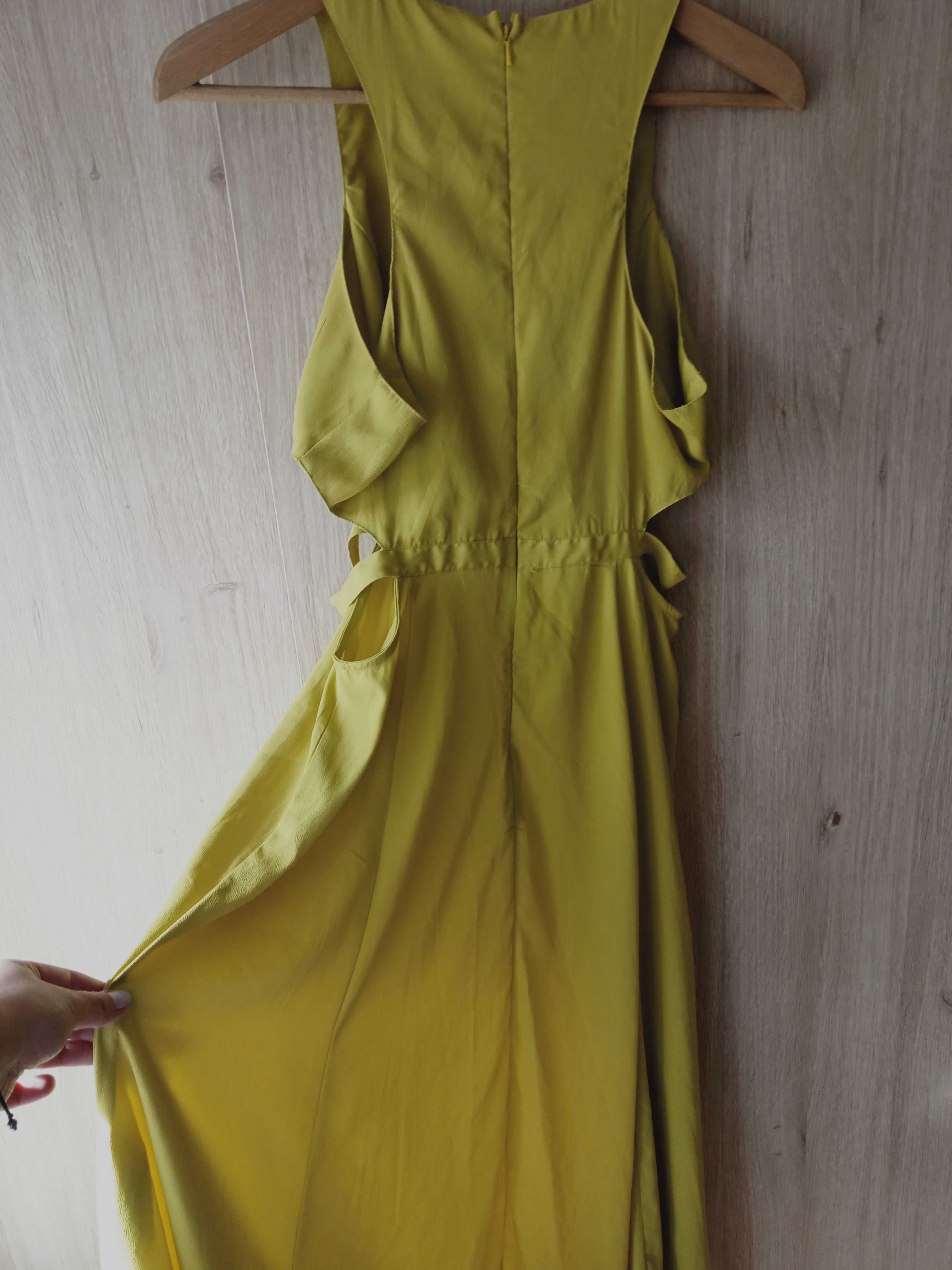 Sukienka limonkowa ASOS 40