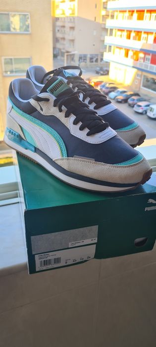 Ténis usados uma vez, Puma City Rider 43.