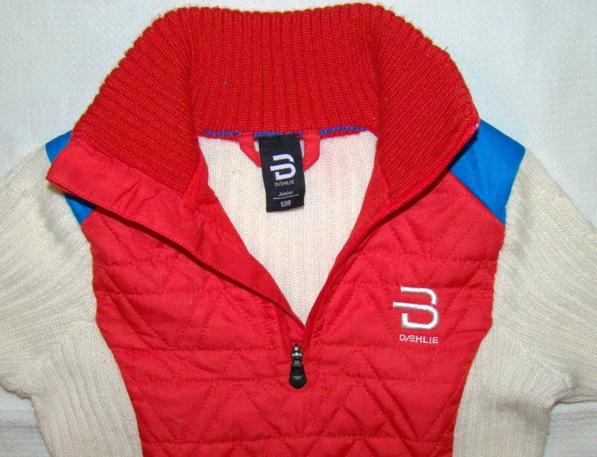 pulower BJORN DAEHLIE Comfy Jr sweter narty WEŁNA Junior 7-8 rż 128 cm