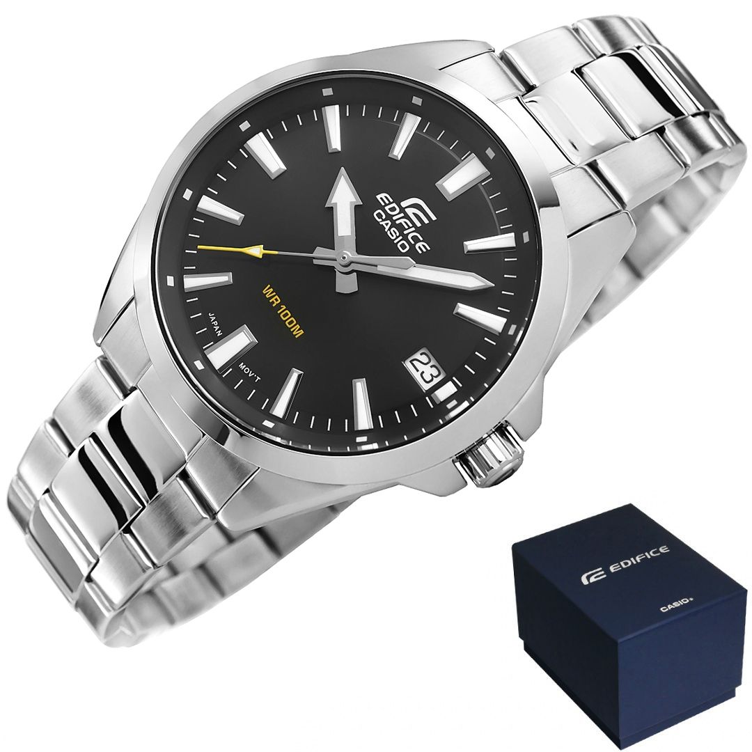 zegarek męski casio edifice efv-100d-1avuef 10 bar + box