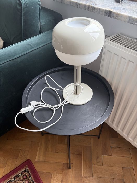 lampa lampka nocna ikea beżowa