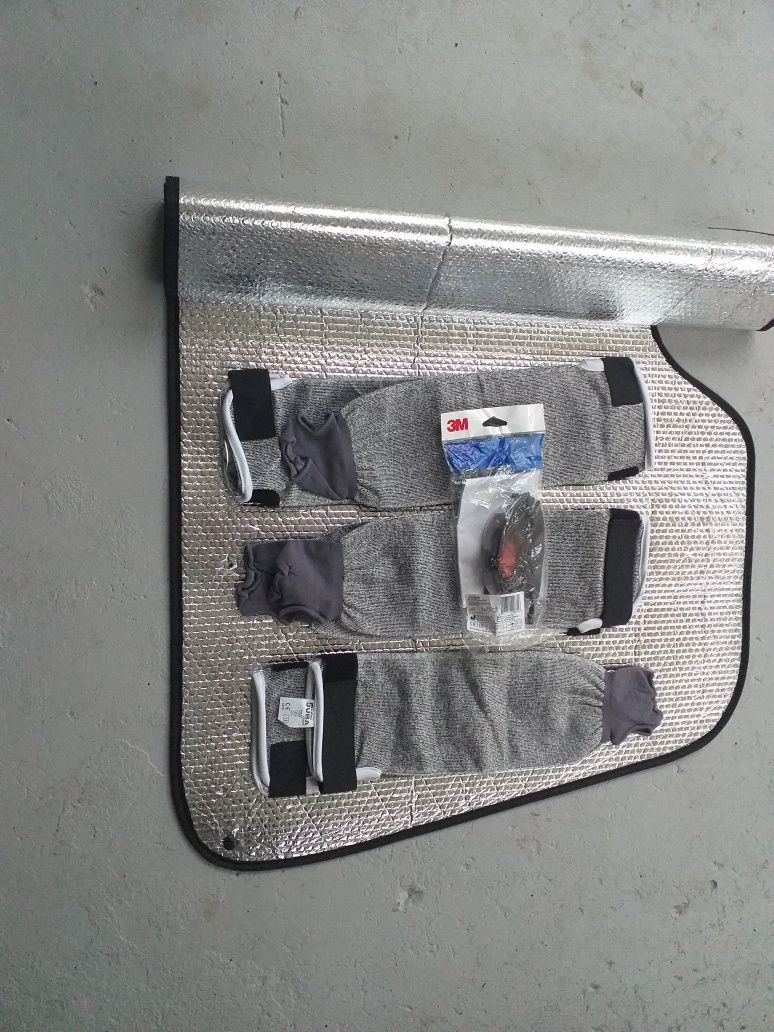 2 pares de manguitos para proteção dos braços resistência ao corte