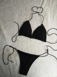 Nowy kostium kąpielowy strój dwuczęściowy bikini stringi mocno wycięty