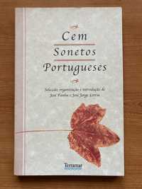 Livro - Cem sonetos portugueses - Poesia