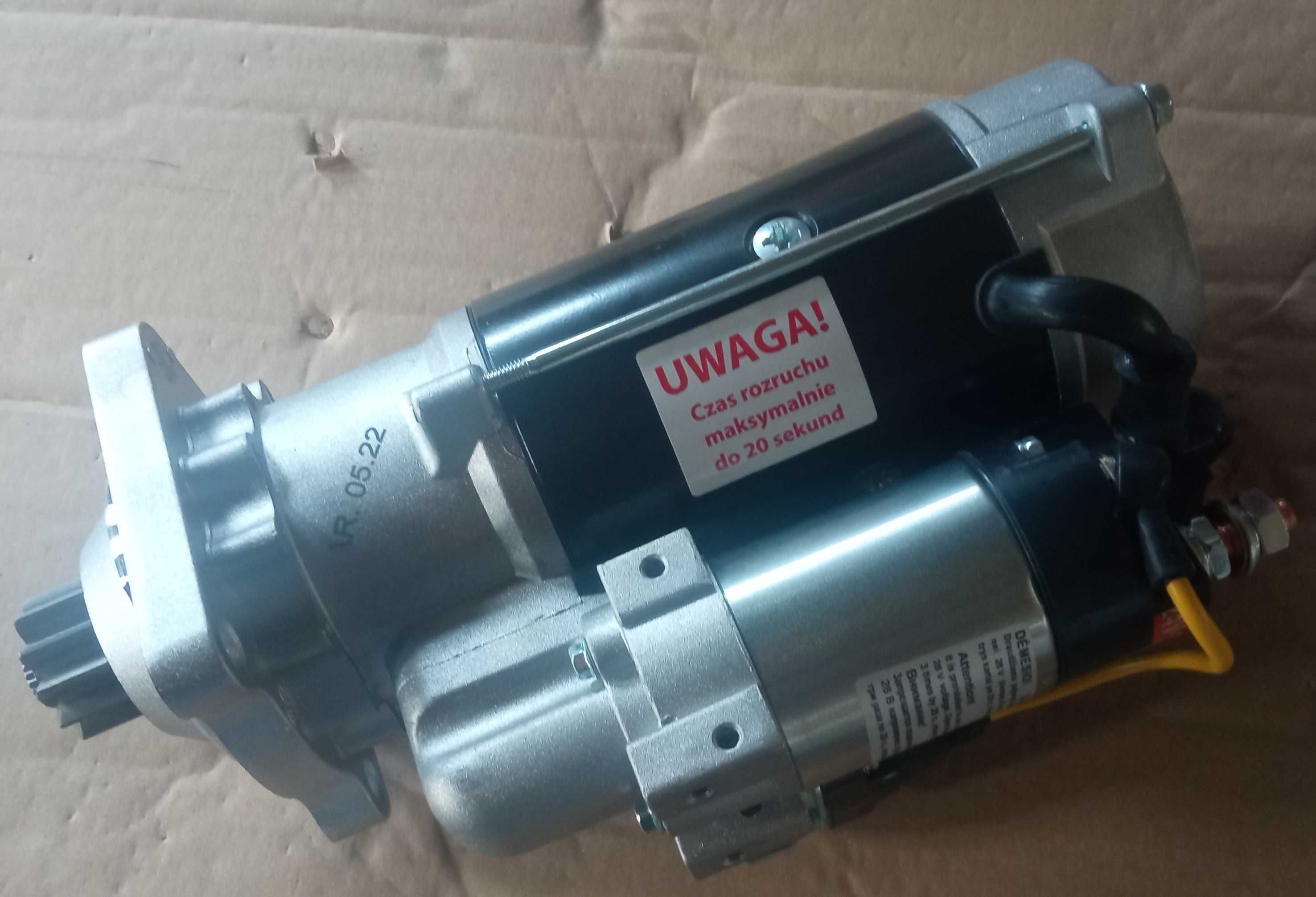 Rozrusznik z reduktorem 24V, 8,1kW  zębnik 11 zębów,  Ursus,   Jubana