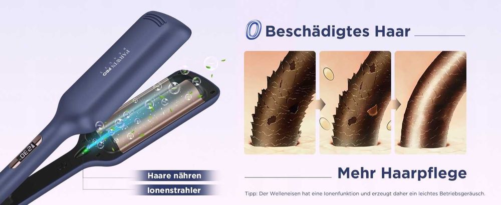 Lokówka 32 mm PARWIN PRO BEAUTY, 4 temperatury, szybkie falowanie