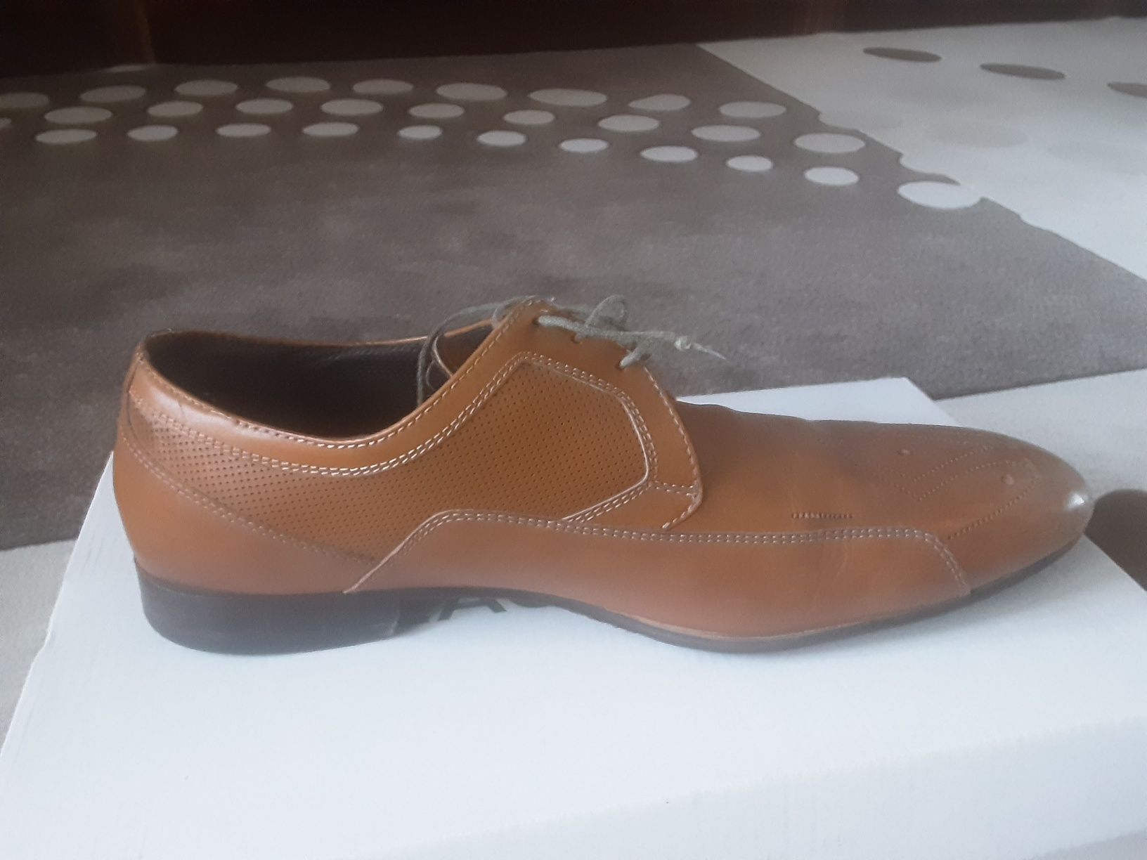 Туфли кожанные Италия, ботинки мужские бу Timberland деми.