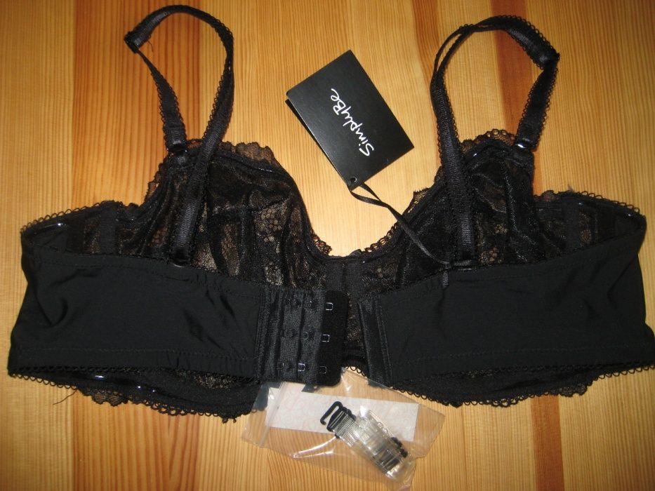 Stanik 90C 90D 40C strapless samonośny odpinane ramiączka nowy
