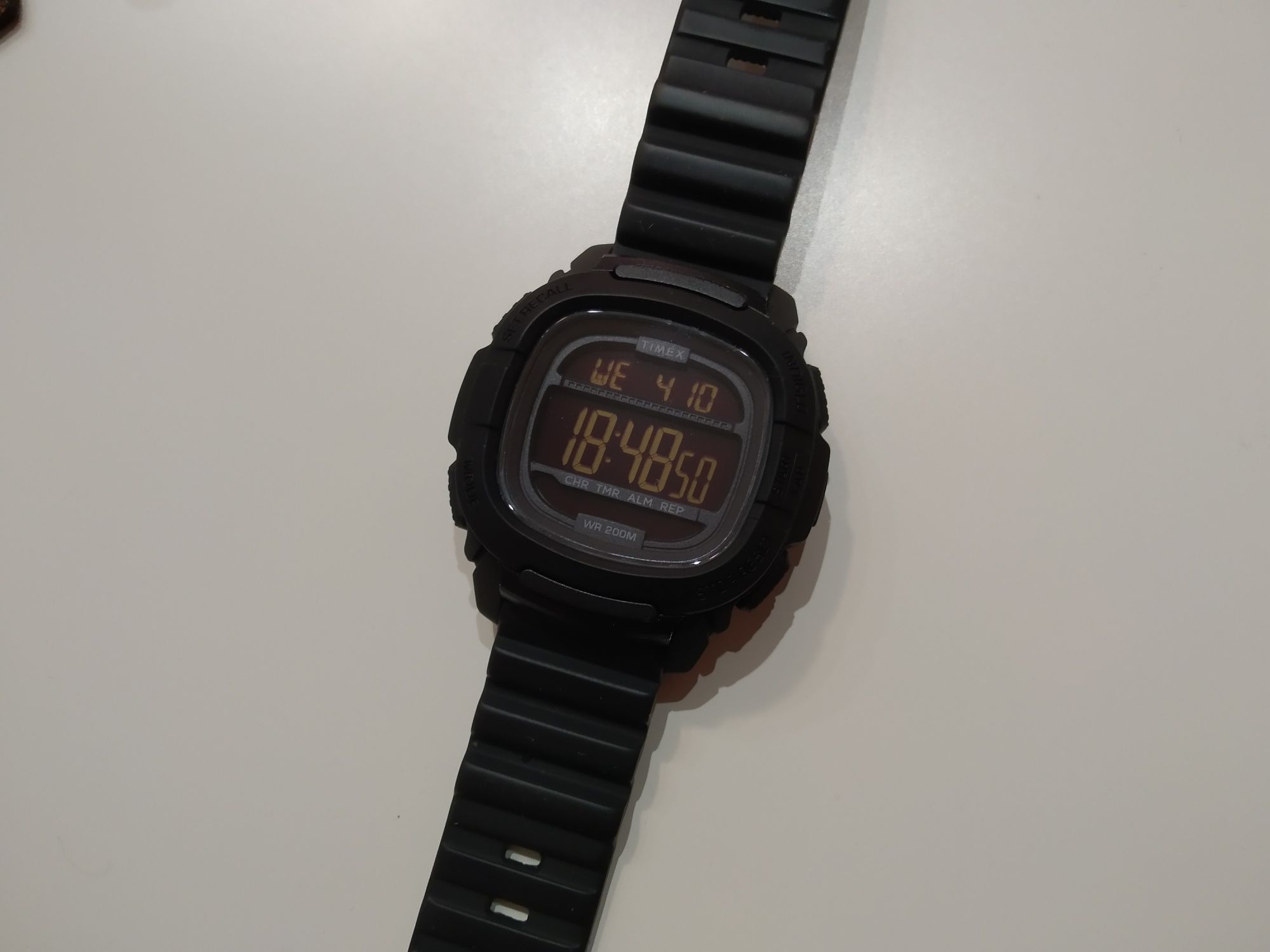 Timex Boost Shock TW5M26100 cały czarny podświetlenie Indiglo