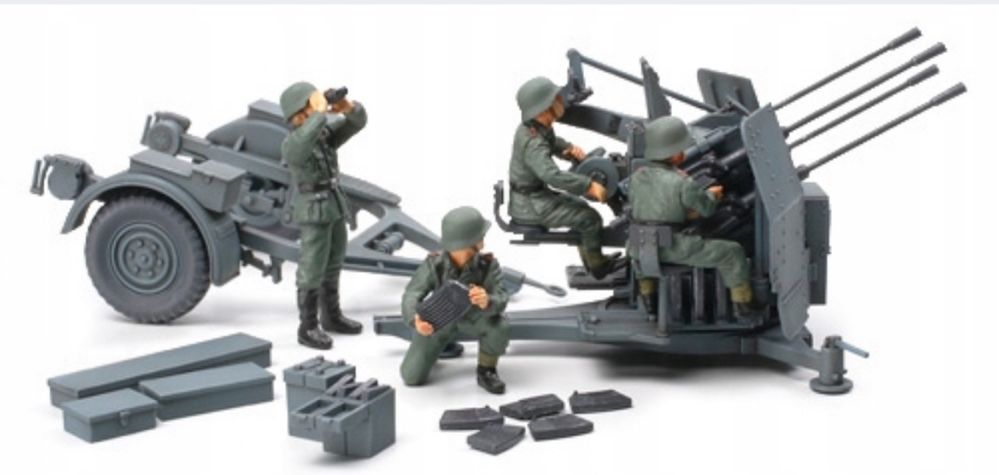 Model do sklejania Tamiya 32554 German 20mm Flakvierling 38