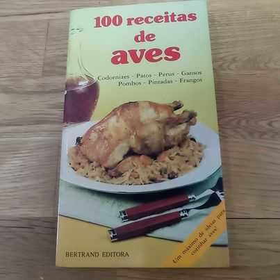 vendo livro 100 receitas de aves