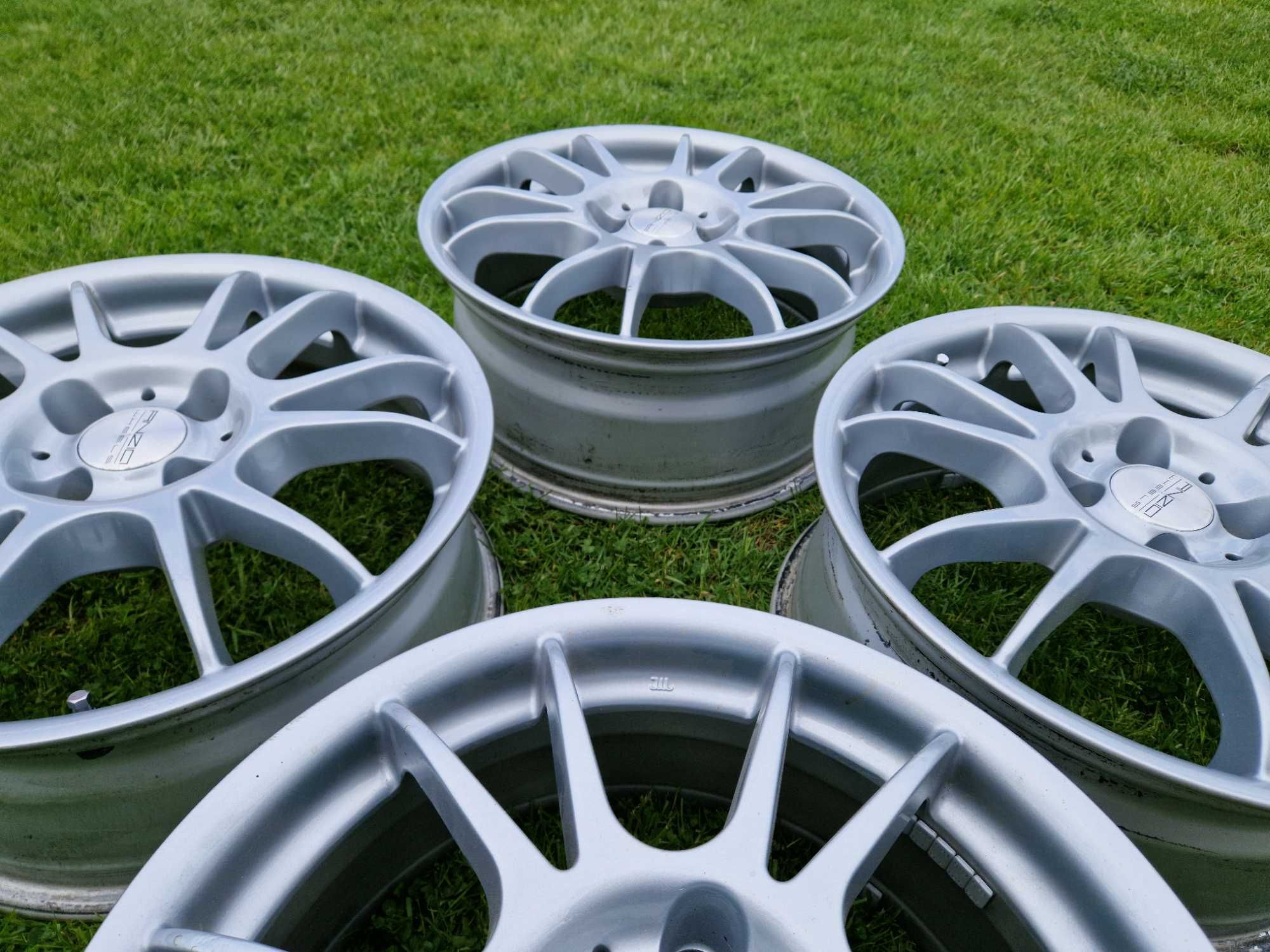 Felgi Anzio 17 cali 4x100 Srebrne Opel