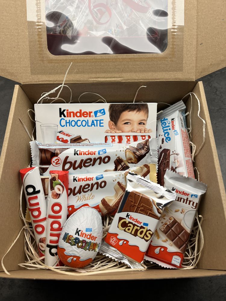 pudełko słodki prezent dla dzieci kinder