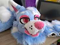 Furry Fursuit Head Tail Fursona Patrial pies psowaty hq