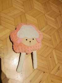 Poduszka dla dzieci różowa owieczka