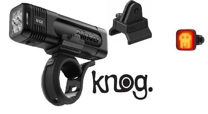 Zestaw knog lampki rowerowe pro 900 i knog skull tył*nowe*oryginalna
