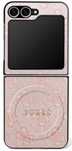 Etui Guess 4G Classic MagSafe na Samsung Galaxy Z Flip 7 - różowe