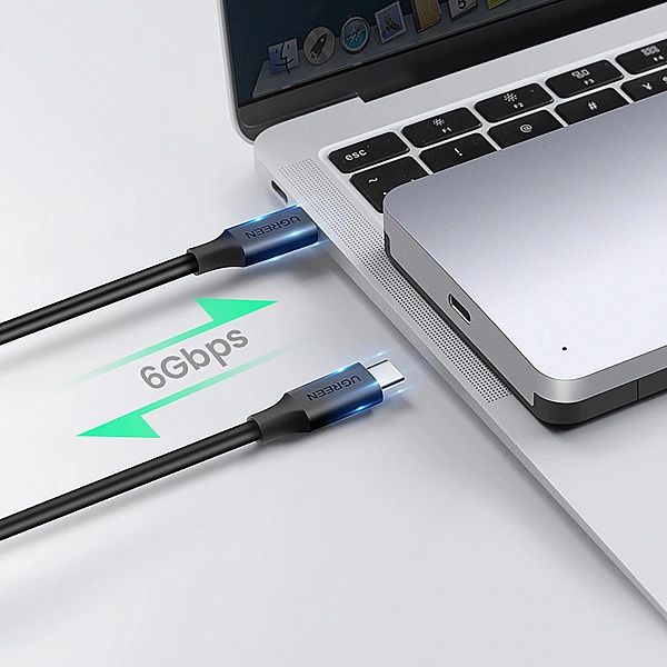 Kieszeń Ugreen CM300, 70499 na dysk twardy 2,5'' SATA 3.0/6Gbps - szar