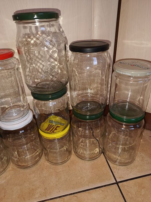 Słoiki różne rozmiary i pojemności