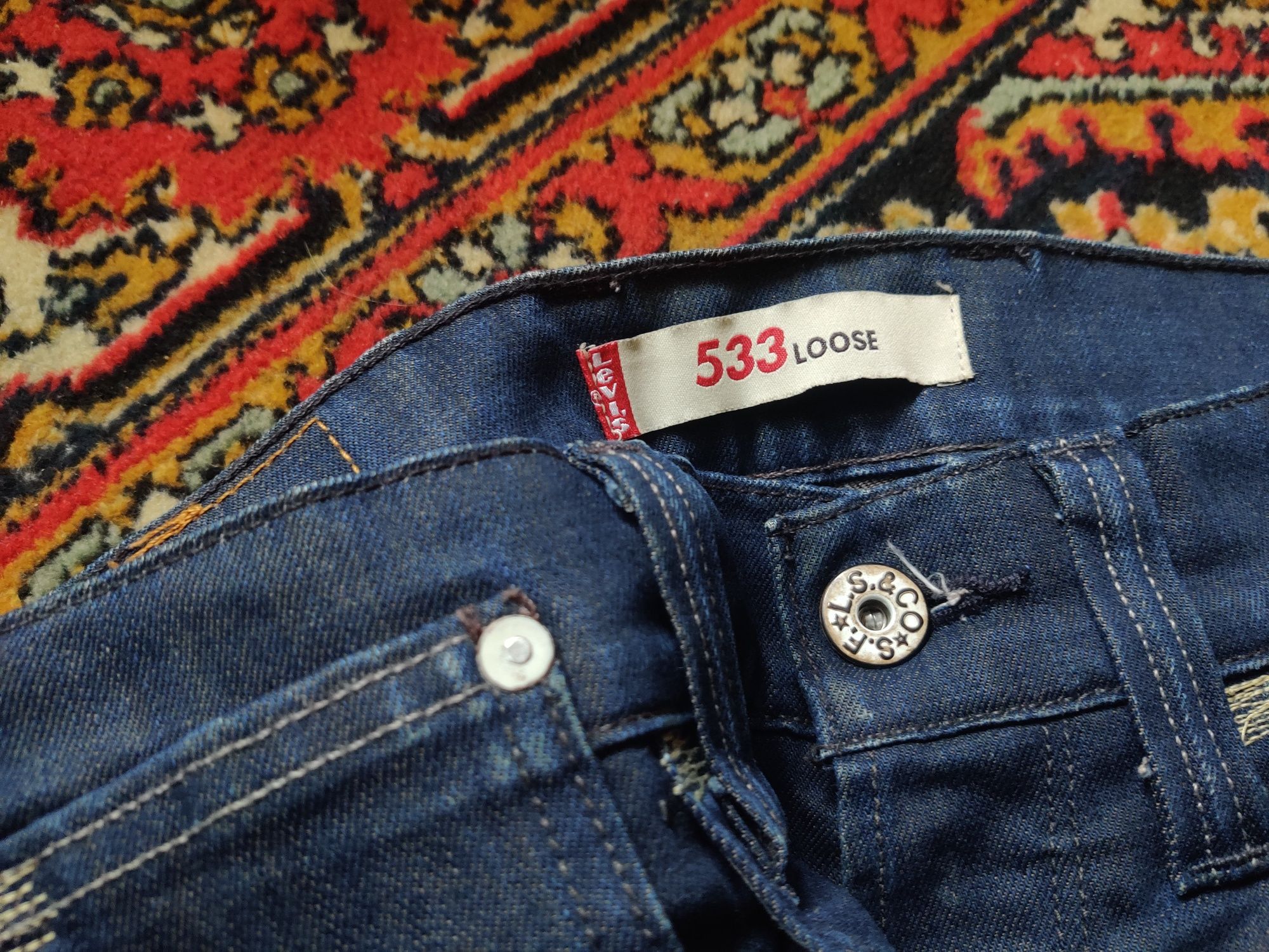 Продам джинси Levi's 533 loose, size 30/32