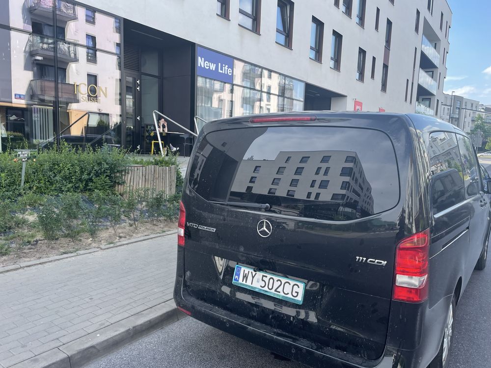 Mercedes vito 8 os niski przebieg warszawa