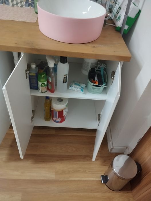 Szafki ze zlewem nablatowym długość 140 cm