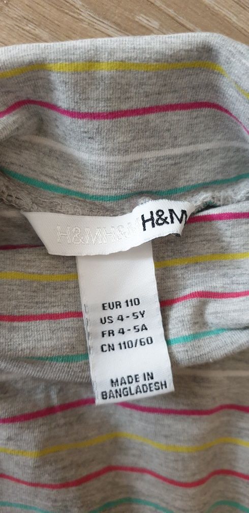 Golf H&M rozmiar 110 dla dziewczynki