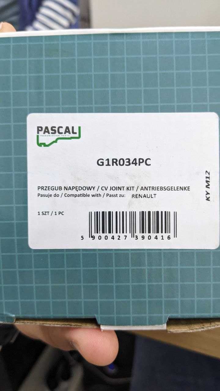 поворотний кулак шрус  G1R034PC  PASCAL