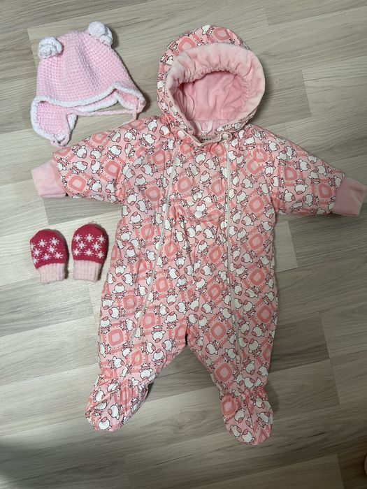 Дитячий зимовий комбінезон Lenne для дівчинки 68-74 розмір