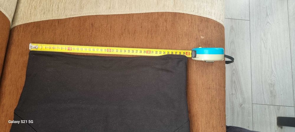 Spodnica ciążowa czarna dzianinowa