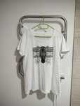 T-shirt biały z nadrukiem