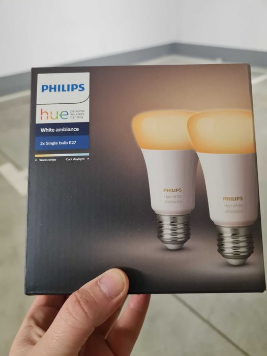 2 x Philips Hue White Ambiance A60 E27 806 lumenów - 2-pak