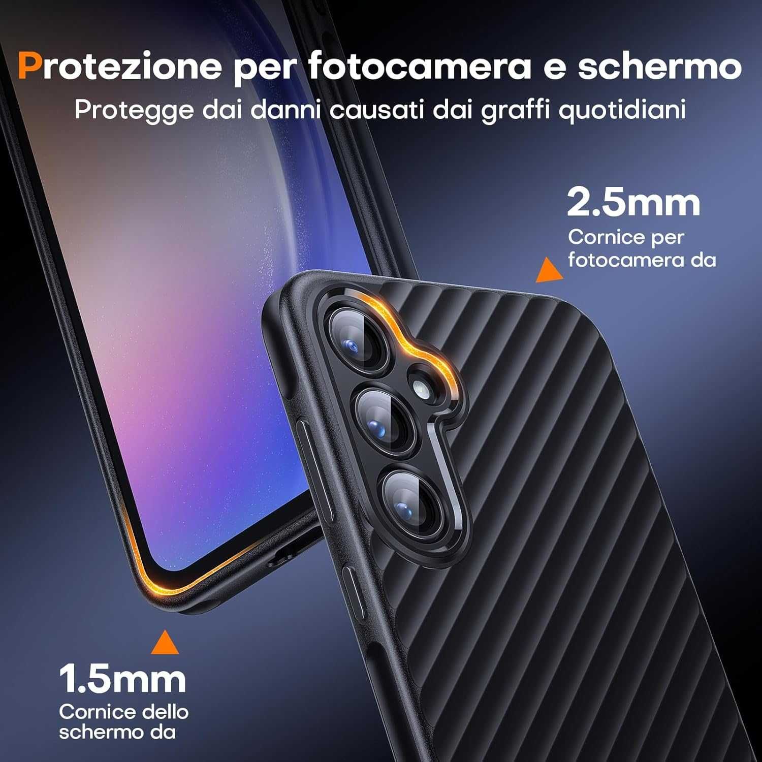 Tauri etui antypoślizgowe do Samsung Galaxy A55 5G 2x szkło hartowane