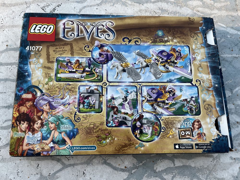 Lego Elves 41077 Sanie Pegaza Airy