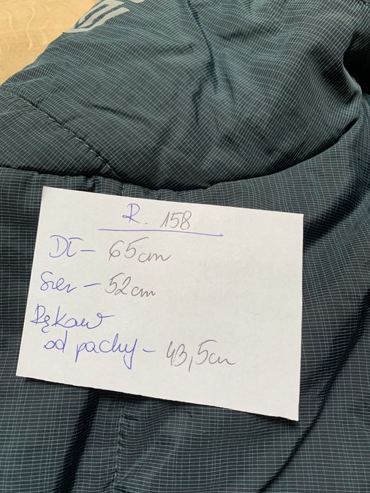 Kurtka jesienno zimowa pikowana na polarze dla chlopca r 158