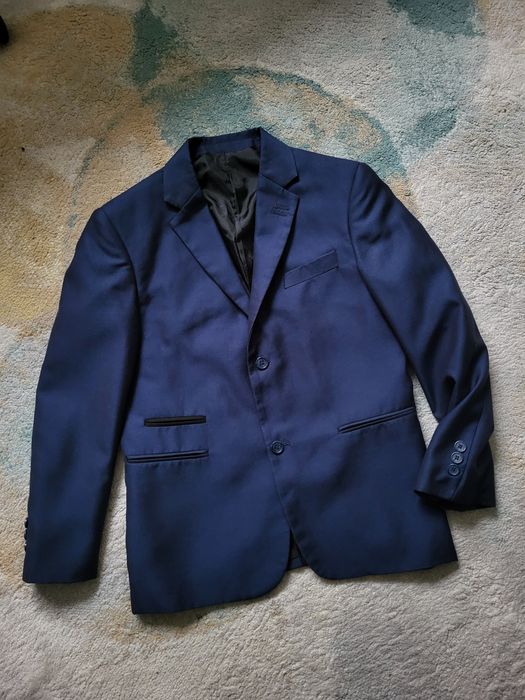 Marynarka dla chłopca granatowa r.140