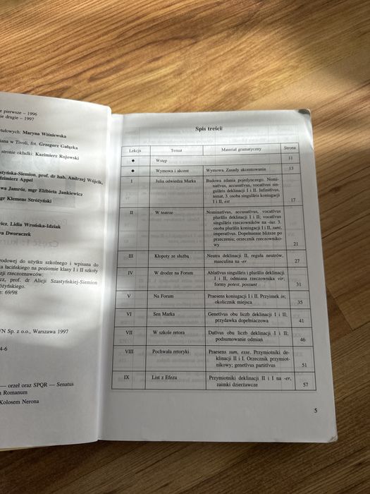 Książka do nauki łaciny - Disce Latine