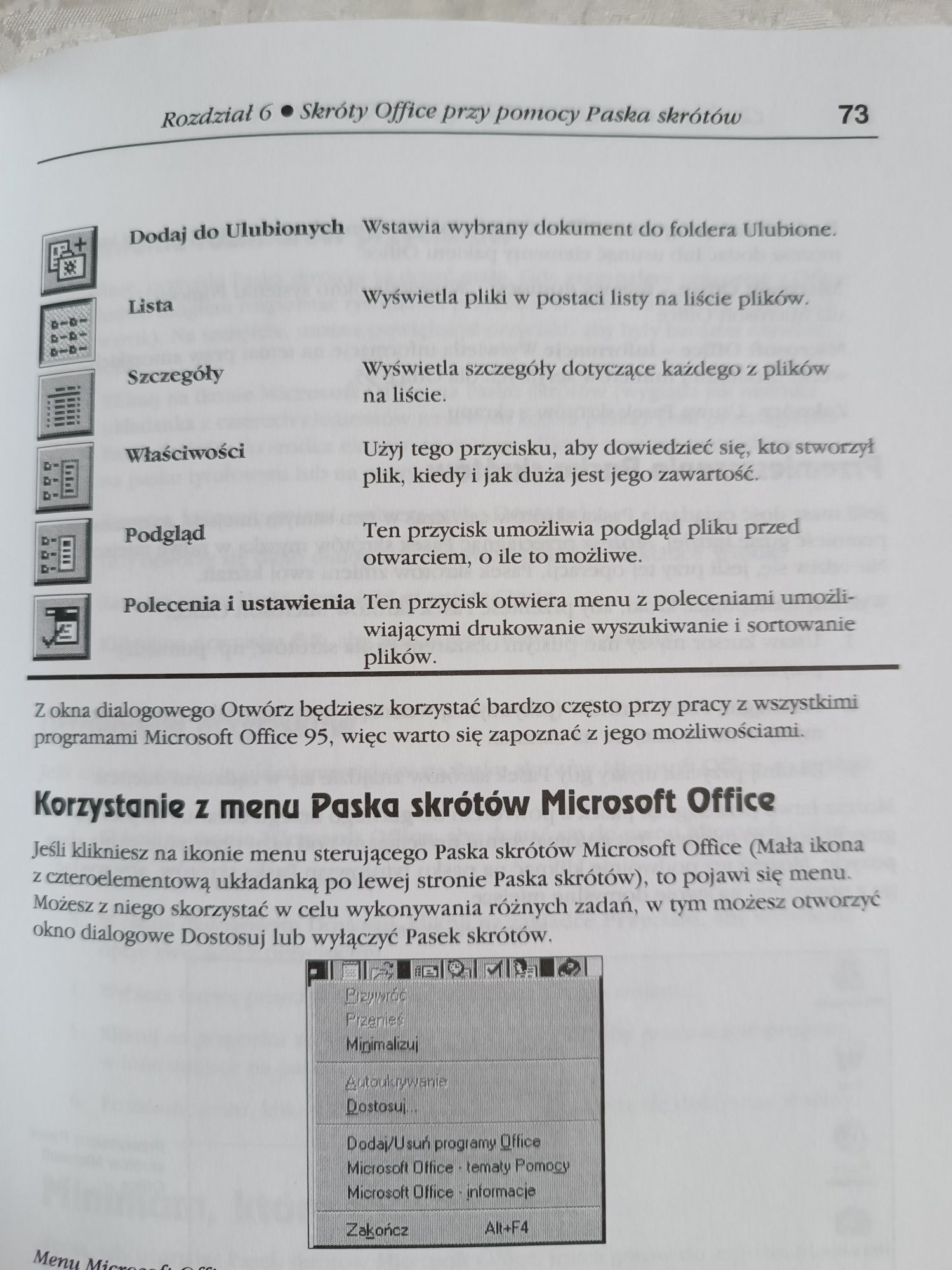 Office dla Windows 95 nie tylko dla orłów